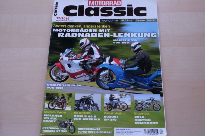 Deckblatt Motorrad Classic (12/2016)